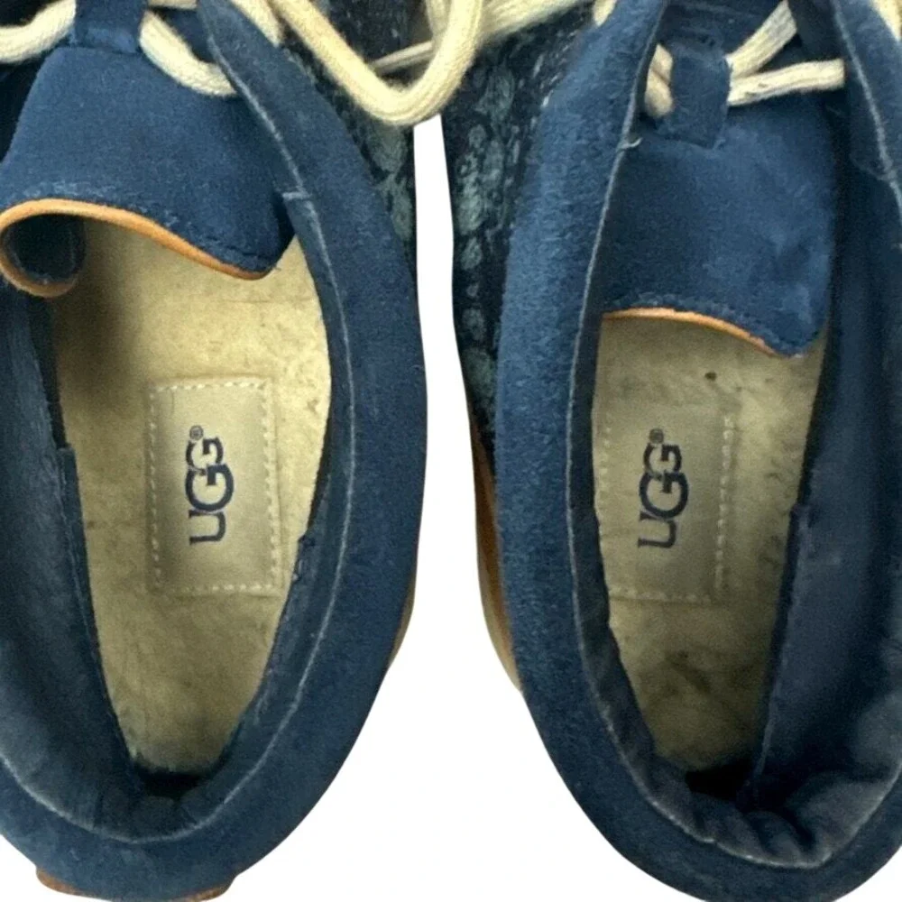 UGG AUSTRALIA Mens 9.5 Hulman Bandana Suede Ankle Sneaker‎ Chukka Shoes